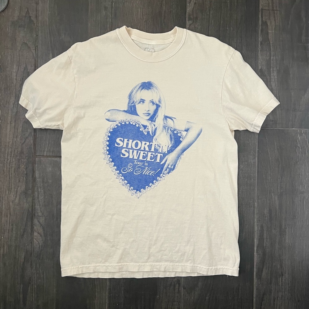 Sabrina Carpenter Concert Tee - Short & Sweet